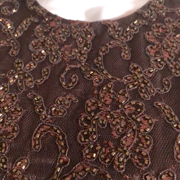 CACHE gorgeous dressy halter top Size 4 - Picture 3 of 5